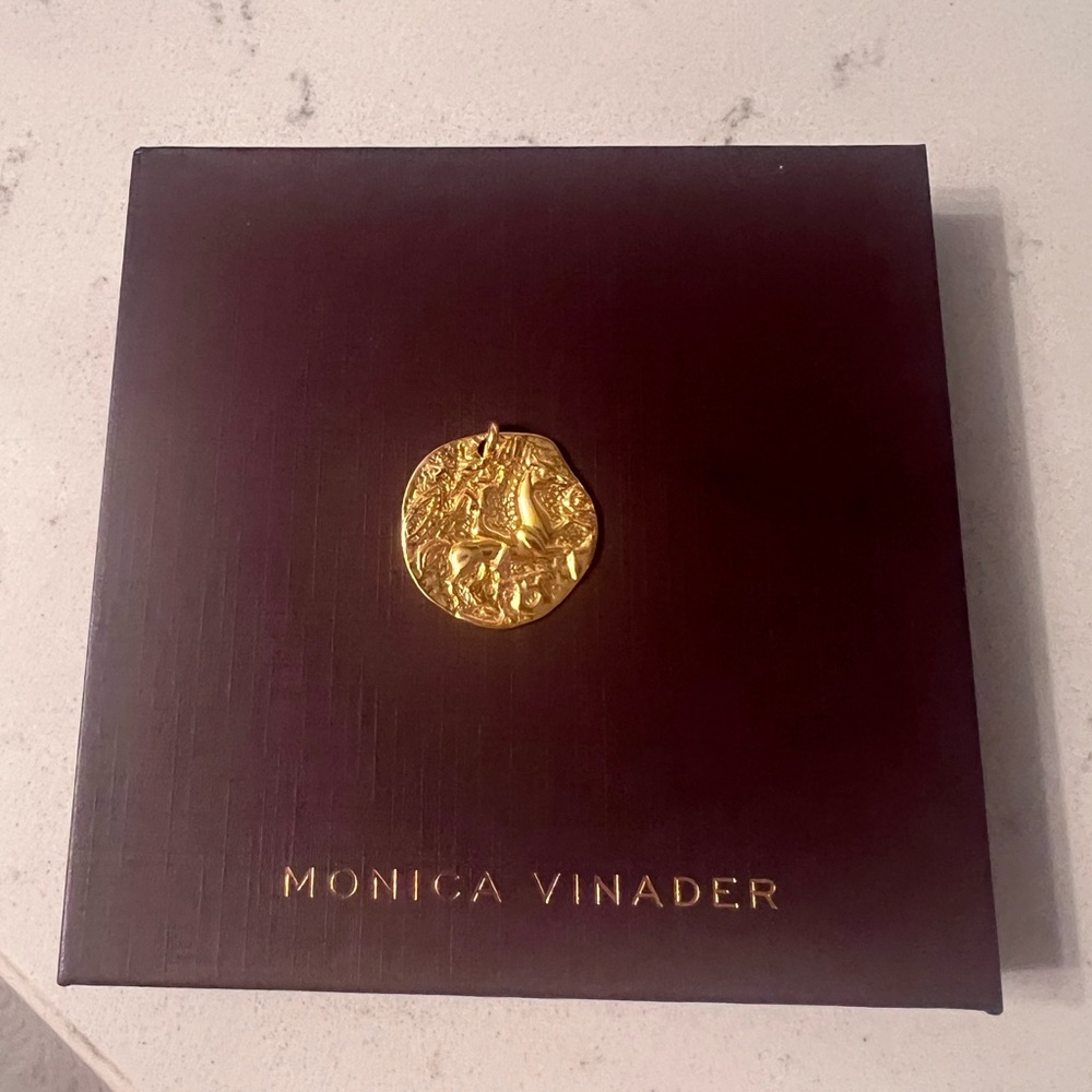 Monica Vinader Goddess Coin Pendant - Picture 3 of 4
